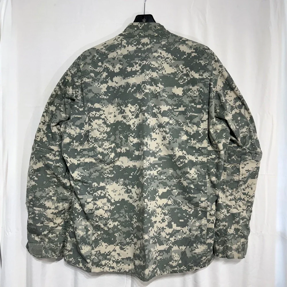 US‎ Army ACU Combat Uniform Coat UCP Digital Camo Large Long Ripstop Jacket